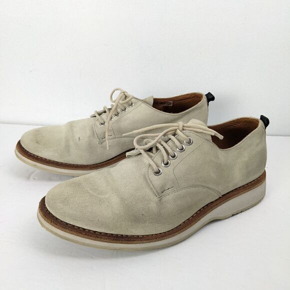 Heshung Mens Oxford cream sued shoes size 7 "Bryone" - Picture 1 of 6